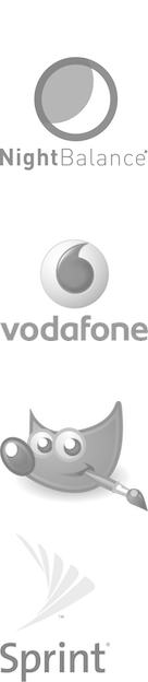 as well as nightbalance, vodafone, GIMP and sprint